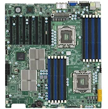 【中古】(未使用品)Supermicro デュアルLGA1366 Xeonプロセッサ/インテル5520 / DDR3 / V＆2GbE / EATXサーバー用マザーボード