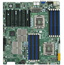 【中古】Supermicro デュアルLGA1366 Xeonプロセッサ/インテル5520 / DDR3 / V＆2GbE / EATXサーバー用マザーボード