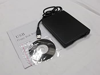 【中古】No brand ポータブルFDD ブラック USB対応 外付け3.5インチフロッピーディスクドライブ