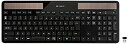 【中古】LOGICOOL ワイヤレス ソーラーキーボード K750r