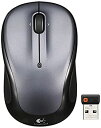 【中古】(非常に良い)LOGICOOL ワイヤレスマウス ダークシルバー M325tDS