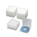 【中古】エレコム DVD BD CDケース プラケース スリム 1枚収納 50枚パック 半透明 CCD-JPCS50CR