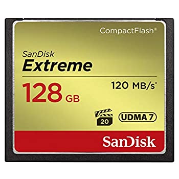 【中古】SANDISK CF128GB EXTREME 800倍速(R=
