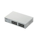 【中古】エレコム スイッチングハブ ギガビット 16ポート マグネット付き 電源内蔵 金属筺体 EHC-G16MN-HJW