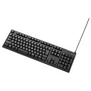 【中古】(非常に良い)エレコム PS4用/メンブレン式キーボード/108キー/USB/L/ブラック