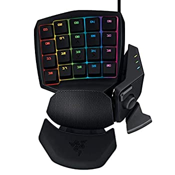 【中古】Razer Orbweaver Chroma - Elite RGB Mechanical Switches Gaming Keypad - Adjustable Hand Thumb and Palm-Rest並行輸入