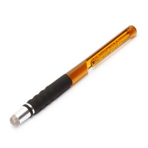 【中古】PGA タッチペン 導電繊維タイプ（トパーズイエロー） PG-TPEN20YE