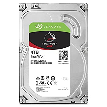 ڥȥ꡼ǥݥ10ܡ šSeagate IronWolf 3.5 4TB ¢ϡɥǥ HDD 6Gb/s 64MB 5900rpm 24ֲư PC NAS ST4000VN008