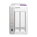 【中古】(非常に良い)QNAP(キューナップ) TS-231P 専用OS QTS搭載 デュアルコア1.7GHz CPU 1GBメモリ 2ベイ ホーム&SOHO向け スナップショット機能対応 NAS(2)