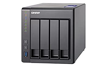 【中古】QNAP(キューナップ) TS-431X2 内蔵10GbE SFP ポート付き高パフォーマンスのAnnapurna Labs Alpine クアッドコア 4ベイ NAS