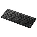 【中古】エレコム Bluetoothミニキーボード/パンタグラフ式/軽量/マルチOS/ブラック