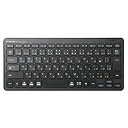 【中古】エレコム キーボード ワイヤレス ミニ パンタグラフ 薄型 ブラック TK-FDP098TBK