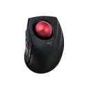 【中古】(非常に良い)エレコム トラックボールマウス/人差指/8ボタン/有線/無線/Bluetooth/ブラック