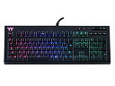 【中古】Thermaltake TT PREMIUM X1 RGB CherryMX Blue -日本語キーボード- ゲーミングキーボード KB430 KB-TPX-BLBRJP-01(2)