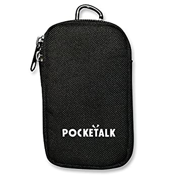 【中古】POCKETALK_W （ポケトーク） 翻訳機 専用ポーチ ブラック