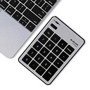 【中古】(非常に良い)エレコム テンキー Bluetooth パンタグラフ Mac対応 薄型 シルバー TK-TBPM01SV