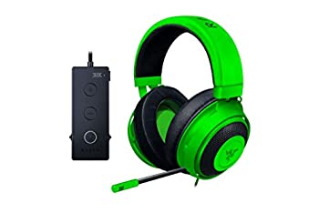 【中古】Razer Kraken Tournament Edition Green 立体音響対応ゲーミングヘッドセット RZ04-02051100-R3M1 19.3 x 9.8 cm