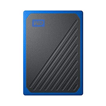 【中古】WD SSD 外付 ポータブル 500GB My Passport Go ブルー WDBMCG5000ABT-WESN USB3.0 / 【PlayStation4 メーカー動作確認済】