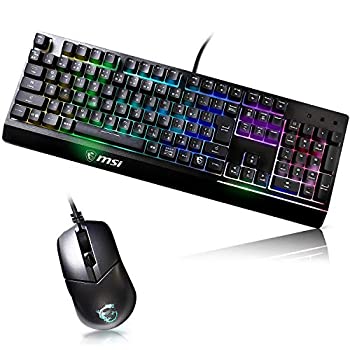 【中古】（非常に良い）MSI Vigor GK30 COMBO JP 日本語配列 ゲーミングキーボード ゲーミングマウス セット KB479