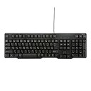 【中古】(非常に良い)サンワサプライ 有線USBキーボード 標準日本語配列 メンブレン ブラック SKB-L1UBK