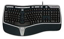 【中古】(非常に良い)キーボード マイクロソフト 有線/USB接続 人間工学設計 Natural Ergonomic Keyboard 4000 B2M-000...