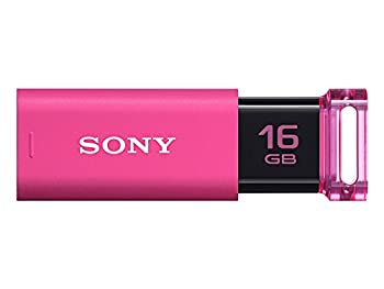 【中古】ソニー SONY USBメモリ USB3.0 16GB ピンク キャップレス USM16GUP 国内品