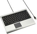 【中古】サンワサプライ タッチパッド付キーボード SKB-TP01SVN