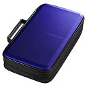 【中古】(非常に良い)サンワサプライ ブルーレイディスク対応セミハードケース 104枚収納 ブルー FCD-WLBD104BL
