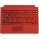 【中古】マイクロソフト Surface 3 Type Cover ブライトレッド A7Z-00070