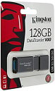 【中古】(非常に良い)キングストン Kingston USBメモリ 128GB USB3.0 DataTraveler 100 G3 DT100G3/128GB
