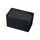 【中古】サンワサプライ ケーブル&タップ収納ボックス Sサイズ ブラック CB-BOXP1BKN2