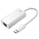 【中古】サンワサプライ Gigabit対応USB Type C LANアダプタ(Mac用) ホワイト LAN-ADURCM