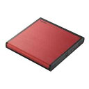 【中古】(非常に良い)ロジテック(エレコム) DVDドライブ/USB2.0/レッド LDR-PMJ8U2LRD