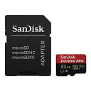 サンディスク ( SANDISK ) 32GB microSD Extreme PRO R=100MB/s W=90MB/s SDアダプタ付き ［海外パッケージ］ SDSQXCG-032G-GN6MA