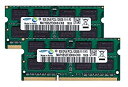 【中古】(非常に良い)サムスン純正 PC3-12800(DDR3L-1600) SO-DIMM 8GB×2枚組 ノートPC用メモリ DDR3L対応モデル (電圧1.35V & 1.5V 両対応)(2)