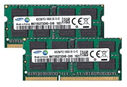 【中古】サムスン純正 PC3-10600(DDR3-1333) SO-DIMM 4GB×2枚組 1.5V 204pin ノートPC用メモリ mac対応