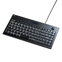 【中古】サンワサプライ トラックボールキーボード SKB-TR03BK