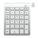 【中古】(非常に良い)ミヨシ MCO Windows用 ワイヤレステンキー 2.4GHz接続 5列・28キー アイソレーション式 シルバー TEN24G01/S...