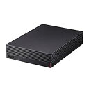 【中古】バッファロー HD-NRLD4.0U3-BA 4TB 外付けハードディスクドライブ スタンダードモデル ブラック
