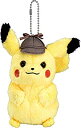 【中古】(非常に良い)ポケットモンスター ポケモン ぬいぐるみ マスコット 名探偵ピカチュウ 高さ約13cm