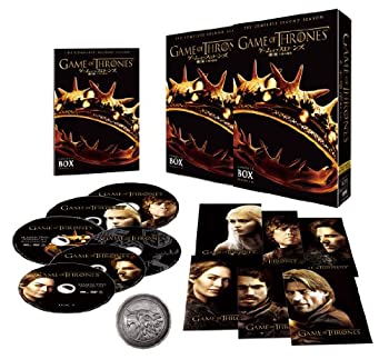 【中古】（非常に良い）ゲーム・オブ・スローンズ 第二章:王国の激突 DVDコンプリート・ボックス (6枚組)