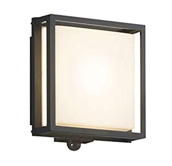 【中古】コイズミ照明 人感センサ付和風玄関灯 マルチタイプ 白熱球40W相当 電球色 AU45056L