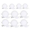 【中古】10PCS 6W LED Recessed Panel Down Light Ceiling Lamp Bulb Cool White Indoor Lighting パネルライト天井ダウンライト電球クールホワイト