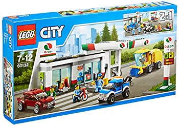 【中古】レゴ (LEGO) シティ ガソリンスタンド 60132【メーカー名】レゴ(LEGO)【メーカー型番】60132【ブランド名】レゴ (LEGO)【商品説明】レゴ (LEGO) シティ ガソリンスタンド 60132LEGO and the LEGO logo are trademarks of the LEGO Group. (C)2016 The LEGO Group.主な製造国 :中国対象年齢 :7から12才中古品のため使用に伴うキズ等がございますが、問題なくご使用頂ける商品です。画像はイメージ写真ですので商品のコンディション、付属品の有無については入荷の度異なります。当店にて、動作確認・点検・アルコール等のクリーニングを施しております。中古品のため限定特典や補償等は、商品名、説明に記載があっても付属しておりません予めご了承下さい。当店では初期不良に限り、商品到着から7日間は返品を 受付けております。他モールとの併売品の為、完売の際はご連絡致しますのでご了承ください。ご注文からお届けまで1、ご注文⇒ご注文は24時間受け付けております。2、注文確認⇒ご注文後、当店から注文確認メールを送信します。3、お届けまで3〜10営業日程度とお考え下さい。4、入金確認⇒前払い決済をご選択の場合、ご入金確認後、配送手配を致します。5、出荷⇒配送準備が整い次第、出荷致します。配送業者、追跡番号等の詳細をメール送信致します。6、到着⇒出荷後、1〜3日後に商品が到着します。　※離島、北海道、九州、沖縄は遅れる場合がございます。予めご了承下さい。お電話でのお問合せは少人数で運営の為受け付けておりませんので、メールにてお問合せお願い致します。営業時間　月〜金　10:00〜17:00お客様都合によるご注文後のキャンセル・返品はお受けしておりませんのでご了承下さい。