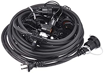 【中古】長谷川製作所 CCB100L10P10 提灯コード防水タイプ 10灯 1m間隔