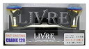 【中古】リブレ(LIVRE) リール 2704 クランク120 TIG センターナット無し