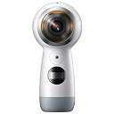 【中古】Galaxy 全天球カメラ Gear 360(2017)Galaxy / iPhone対応 ホワイト SM-R21010217JP