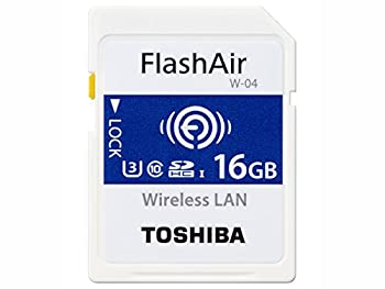 【中古】東芝 無線LAN搭載SDHCメモリカード 16GB Class10 UHS-1Flash Air SD-UWA016G