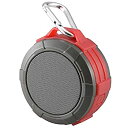 【中古】Bluetooth ワイヤレスアウトドアスピーカー(レッド)