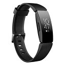 【中古】Fitbit InspireHR フィットネストラッカー Black L/Sサイズ FB413BKBK-FRCJK